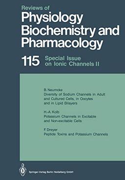 Reviews of Physiology, Biochemistry and Pharmacology: Volume: 115 (Reviews of Physiology, Biochemistry and Pharmacology, 115, Band 115)