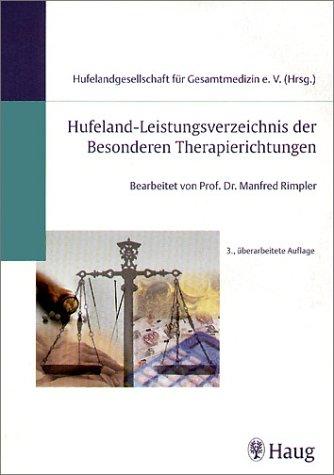 Hufeland-Leistungsverzeichnis der Besonderen Therapierichtungen