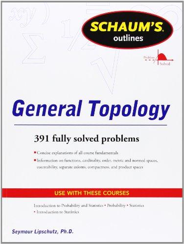 General Topology (Schaum's Outlines)