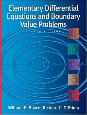 Elementary Differential Equations and Boundary Value Problem