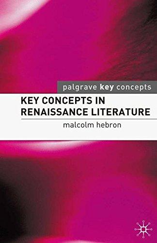 Key Concepts in Renaissance Literature (Palgrave Key Concepts: Literature)