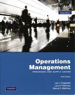 Operations Management: Processes and Supply chains. Global Edition