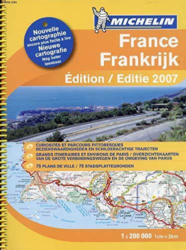 FRANCE / FRANKRIJK 22097 SPIR . ATLAS MICHELIN 2007 + FLUO