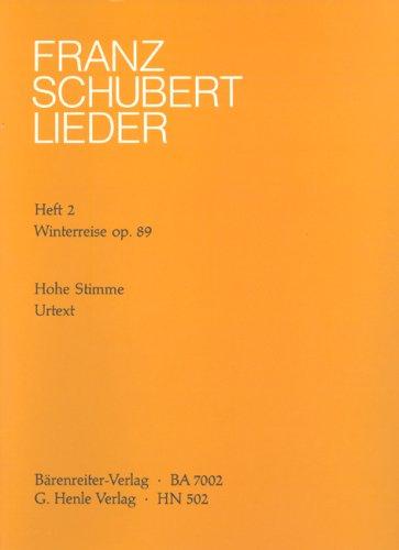 Winterreise (nach Texten von Müller) op. 89 D 911