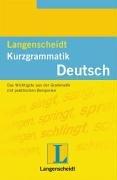 Langenscheidts Kurzgrammatik, Deutsch