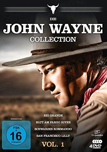 Die John Wayne Collection - Vol. 1 (Rio Grande / Blut am Fargo River / Schwarzes Kommando / San Francisco Lilly) [4 DVDs]