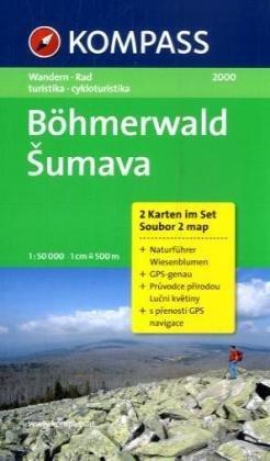 Böhmerwald/Sumava. 1 : 50 000. Wanderkarten-Set mit Naturführer D/CZ in der Nylontasche. Wandern, Rad. GPS-genau