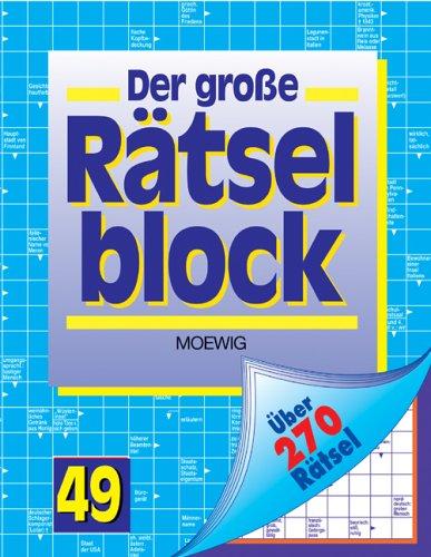 Rätselblock 49. Über 270 Rätsel