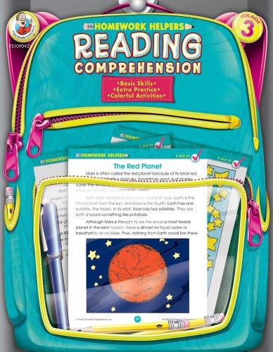 Reading Comprehension, Homework Helpers, Grade 3 (Brighter Child: Homework Helpers)