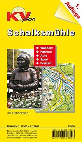 Schalksmühle: 1:12.500 Gemeindeplan mit Freizeitkarte 1:25.000 inkl. Radrouten und Wanderwegen (KVplan Sonderausgaben)