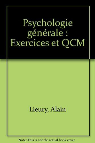 Psychologie générale : Exercices et QCM (Scihum)