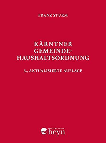 Kärntner Gemeinde Haushaltsordnung