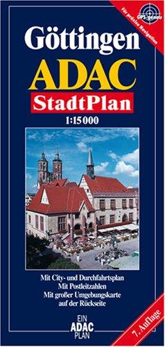 ADAC Stadtplan Göttingen: Mit City- und Durchfahrtsplan. Mit Rad- und Wanderwegen. Mit Postleitzahlen. Mit großer Umgebungskarte