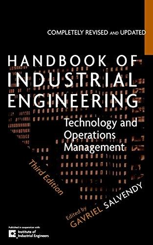 Handbook of Industrial Engineering: Technology and Operations Management