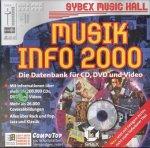 Musik-Info 2000, 1 CD-ROM in Jewelcase: Die Datenbank für CD, DVD und Video. Für Windows 95/98/2000. Mit d. Daten v. mehr als 140.000 CDs aus d. ... m. riesigem Archiv nicht mehr lfb. Titel