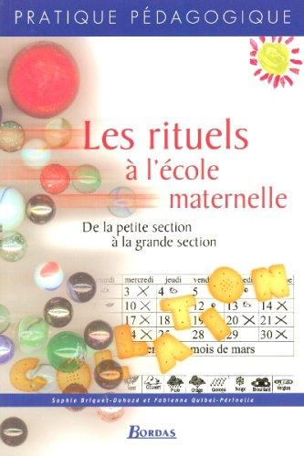 Les rituels à l'école maternelle : de la très petite section à la grande section