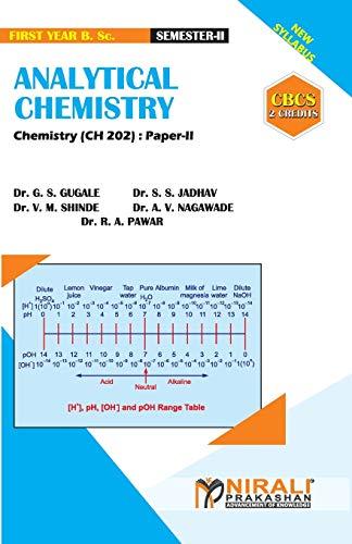 ANALYTICAL CHEMISTRY [2 Credits] Chemistry: Paper-II