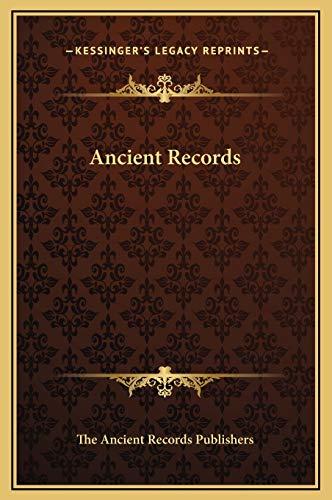 Ancient Records