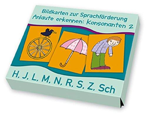 Anlaute erkennen: Konsonanten 2: H, J, L, M, N, R, S, Z, Sch (Bildkarten zur Sprachförderung)