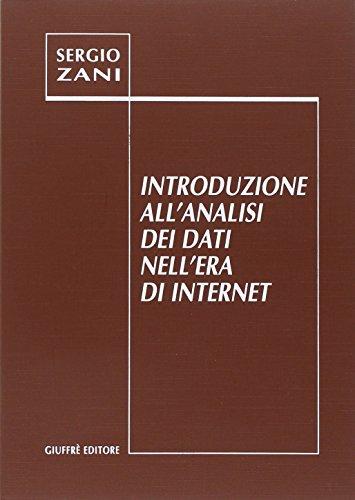 Introduzione all'analisi dei dati nell'era di Internet