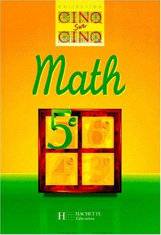 Math, 5e (Hachette Education)