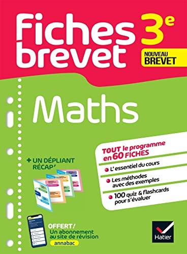 Maths, 3e : nouveau brevet