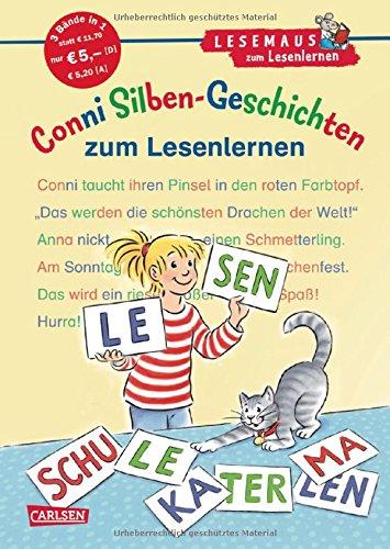 LESEMAUS zum Lesenlernen Sammelbände: Conni Silben-Geschichten zum Lesenlernen: Extra Lesetraining - Lesetexte mit farbiger Silbenmarkierung