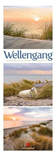 Wellengang - Meeres-Triplets Kalender 2023, Wandkalender im Hochformat (24x66 cm) - Landschaftskalender / Naturkalender, Meer, Wasser