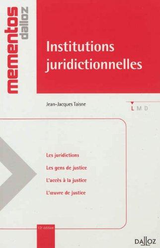 Institutions juridictionnelles