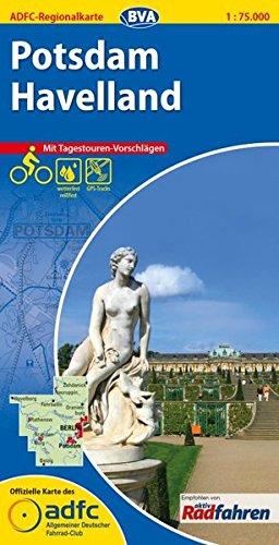 ADFC-Regionalkarte Potsdam Havelland mit Tagestouren-Vorschlägen, 1:75.000, reiß- und wetterfest, GPS-Tracks Download (ADFC-Regionalkarte 1:75000)