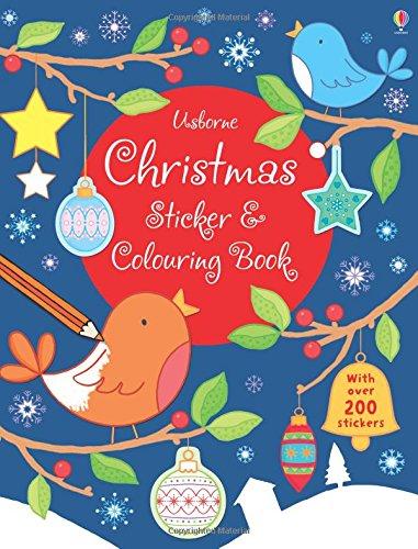 Christmas Sticker and Colouring Book (First Colouring Books)