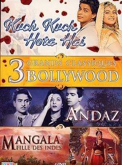 Coffret Bollywood 3 DVD : Kuch kuch hota hai / Mangala fille des Indes / Andaz [FR Import]