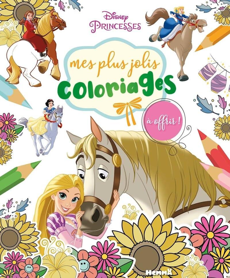 Disney Princesses : Mes plus jolis coloriages à offrir (Princesses et chevaux)