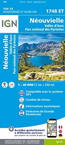 Néouvielle/ Vallee d'aure/ PN des Pyrenees 1:25 000