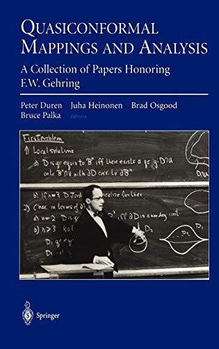 Quasiconformal Mappings and Analysis: A Collection of Papers Honoring F.W. Gehring