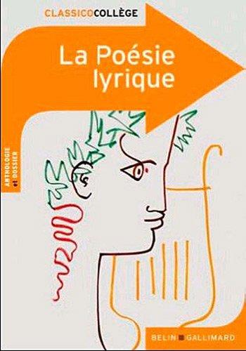 La poésie lyrique