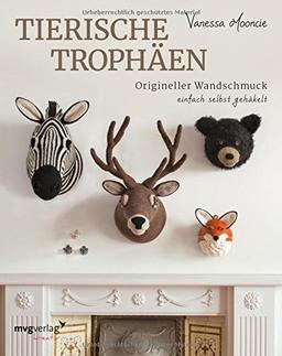 Tierische Trophäen: Origineller Wandschmuck einfach selbst gehäkelt