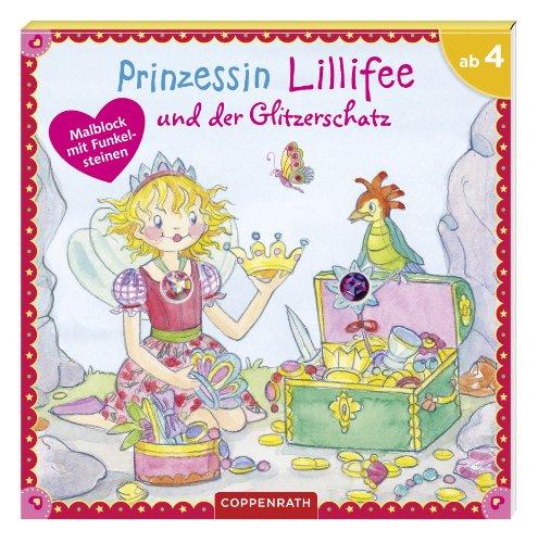 Prinzessin Lillifee und der Glitzerschatz: Malblock mit Funkelsteinen