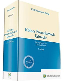 Kölner Formularbuch Erbrecht