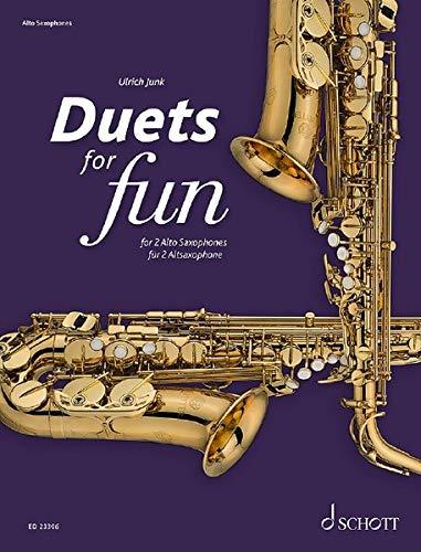 Duets for Fun: 2 Altsaxophone. Spielpartitur.