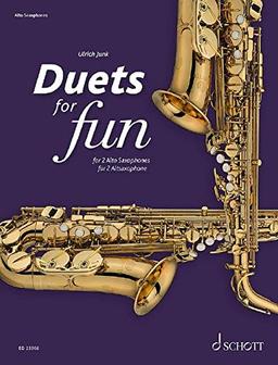 Duets for Fun: 2 Altsaxophone. Spielpartitur.