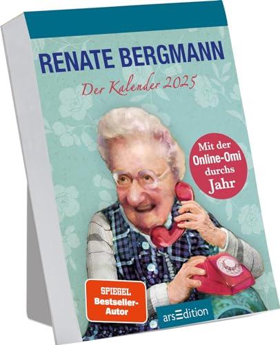 Abreißkalender Renate Bergmann – Der Kalender 2025: Mit der Online-Omi durchs Jahr | Lustiger Tageskalender der Twitter-Oma für 2025, zum Aufstellen