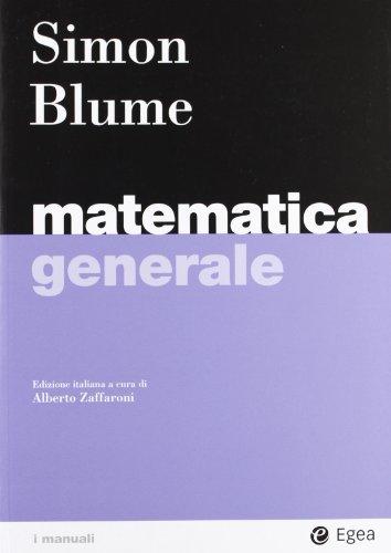 Matematica generale (I Manuali)