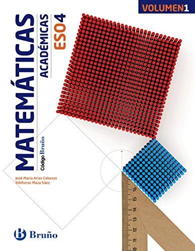 Código Bruño Matemáticas Académicas 4 ESO - 3 volúmenes