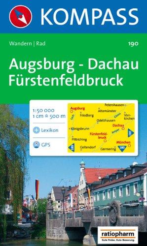 Augsburg, Dachau, Fürstenfeldbruck: Wander- und Rad. GPS-genau. 1:50.000