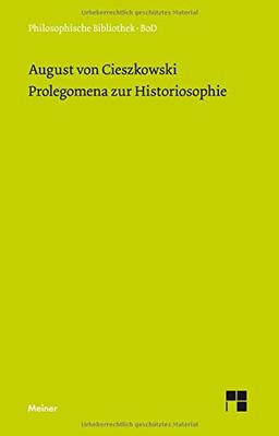 Prolegomena zur Historiosophie