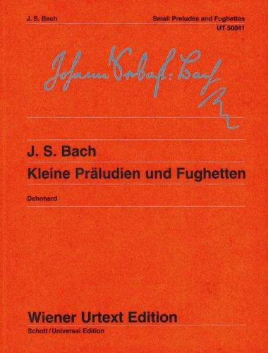 Kleine Präludien und Fughetten: Nach Autografen und Abschriften. Klavier. (Wiener Urtext Edition)