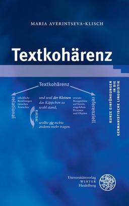 Textkohärenz (Kurze Einfuhrungen in Die Germanistische Linguistik)