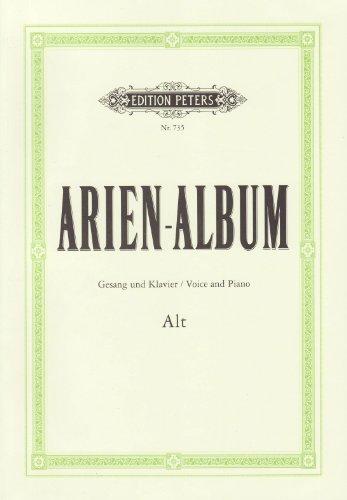 Arien-Album - Berühmte Arien für Alt: mit Klavierbegleitung