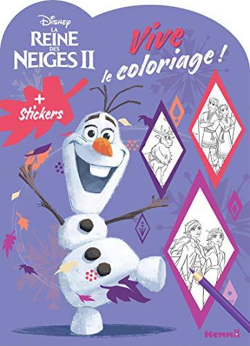 La reine des neiges II : vive le coloriage ! + stickers : Olaf